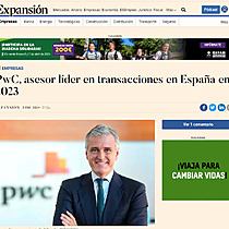 PwC, asesor lder en transacciones en Espaa en 2023